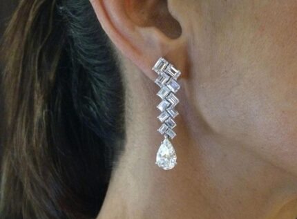 Platinum Diamond Earrings