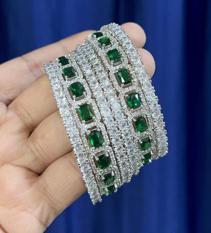 Indian-6pc-Emerald-Green-Silver-Plated-American-Diamond-Bangle-Bracelet-Set-Wedding-Party-Wear-Costume-Jewelry-Gift-Bangles-Etsy-UK.jpeg