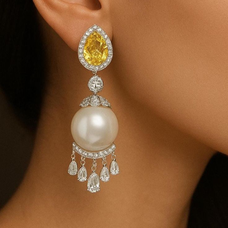 Yellow-Diamond-Earrings-LUXURY-Pearl-Drop-Canary-Jewelry-FANCY-Yellow-Sapphire-Pearl-Diamond-Earring-Cz-Bride-DESIGNER-Replica-Wedding-Gift.jpeg